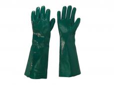 LUVA PVC COM FORRO PALMA ÁSPERA 60CM - Código LPVC012
