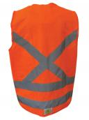 COLETE REFLETIVO EM TECIDO 01 BOLSO SUPERSAFETY